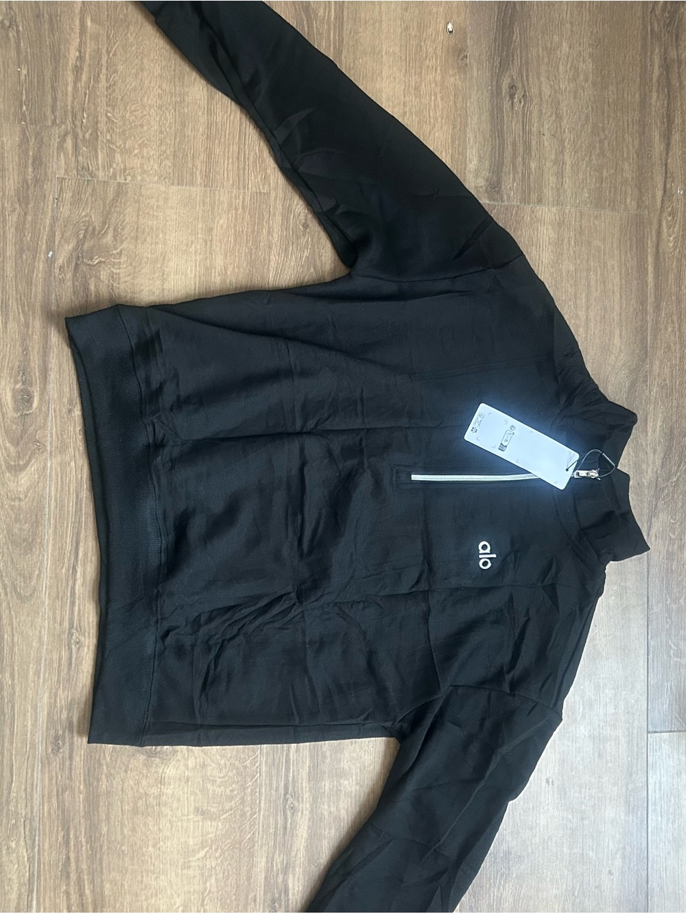 ALO Yoga Black Half-Zip Men’s Pullover